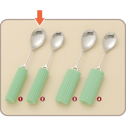 子供用スプーン・シリコンスポンジ付