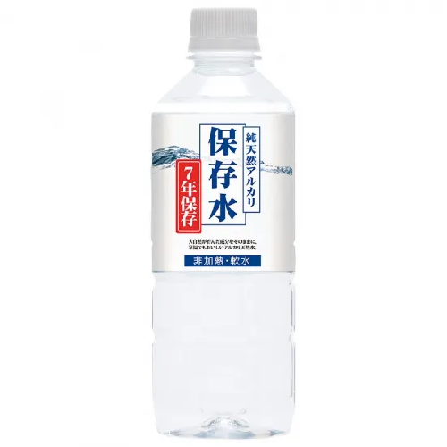 純天然アルカリ７年保存水500mL　24本入