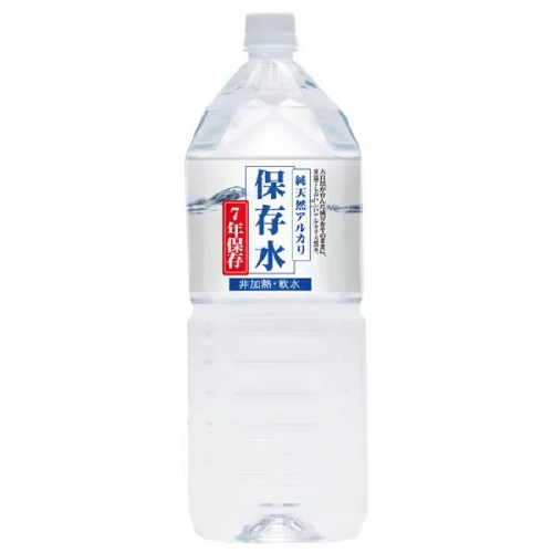 純天然アルカリ７年保存水2Ｌ　6本入