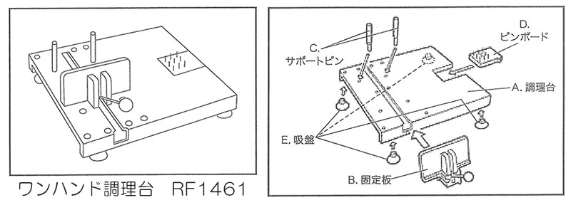 ワンハンド調理台用吸盤（１個入）